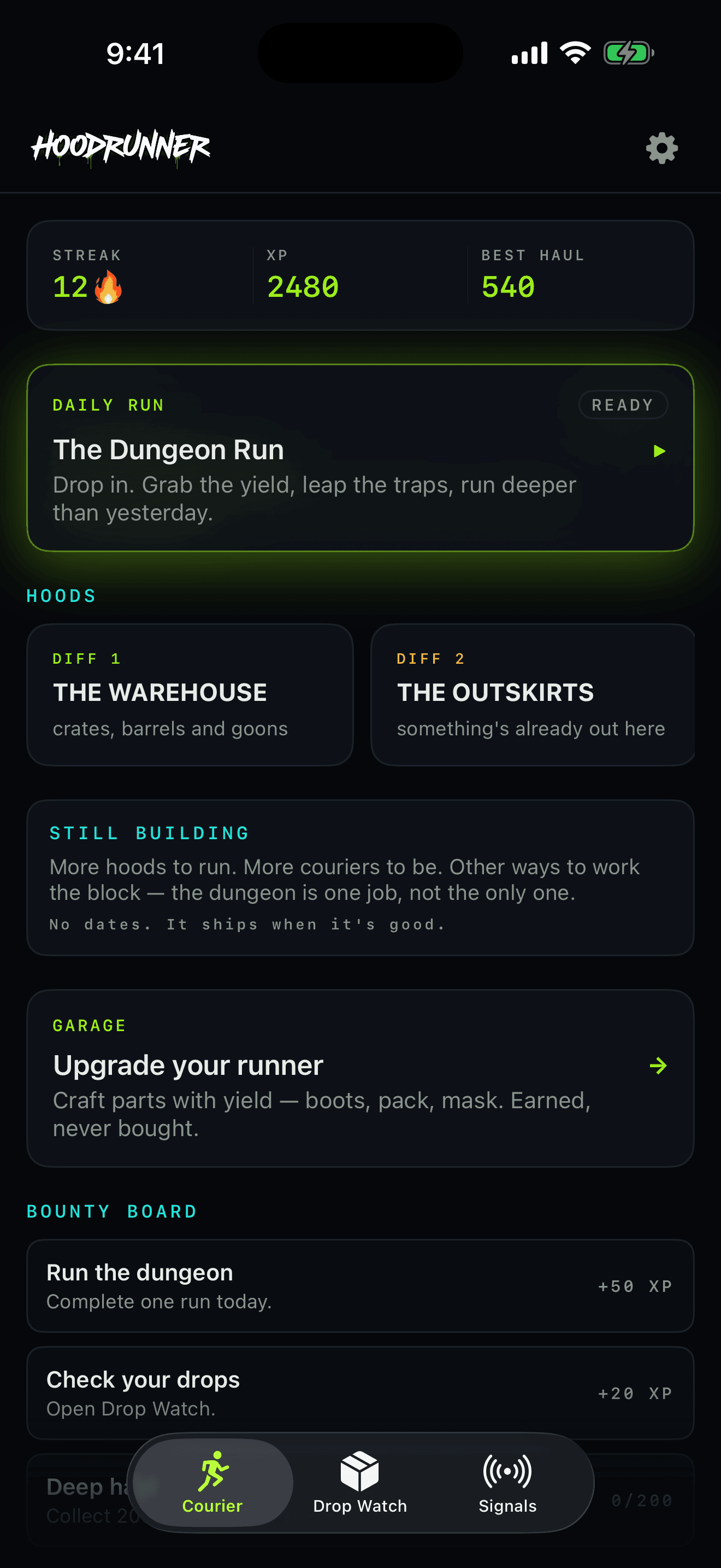 Your courier HQ